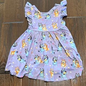 Adorable Little Sleepies Bluey twirl dress